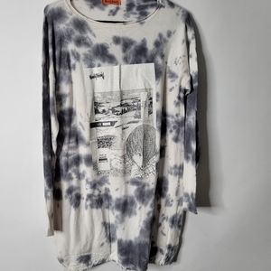 Wendy Trendy Manga Cartoon Tie Dye Tunic